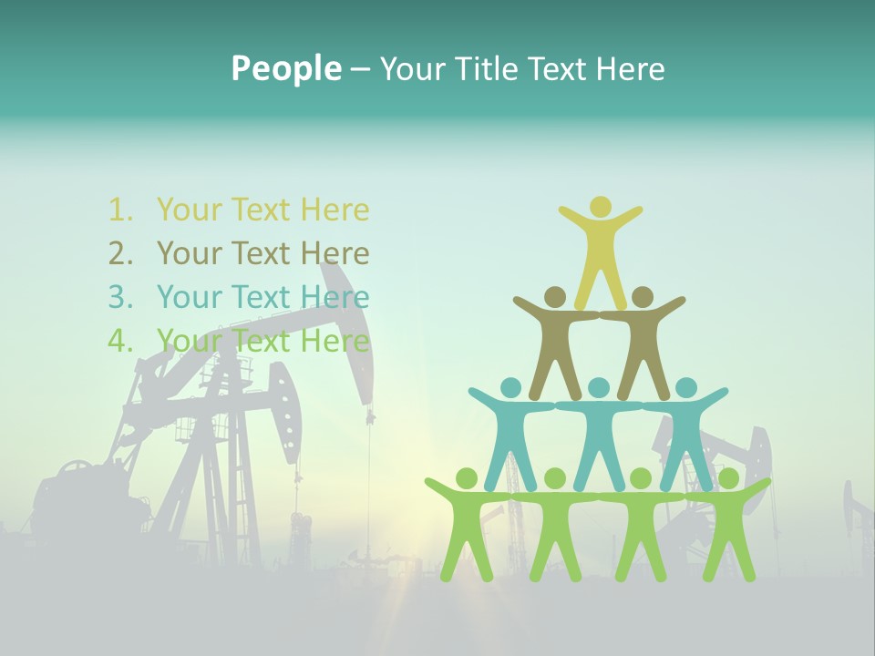 Gasoline Beautification Petrochemical PowerPoint Template