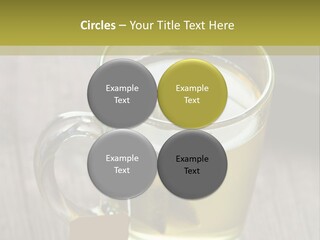 Glass Food Table PowerPoint Template