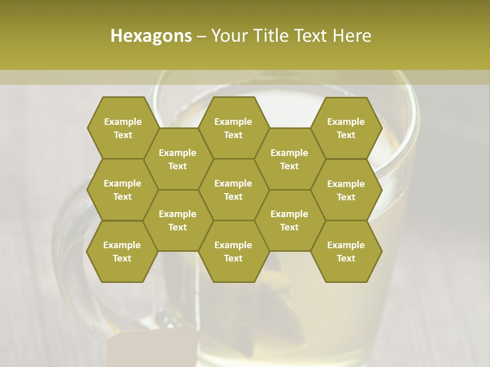 Glass Food Table PowerPoint Template