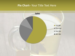 Glass Food Table PowerPoint Template