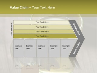 Glass Food Table PowerPoint Template