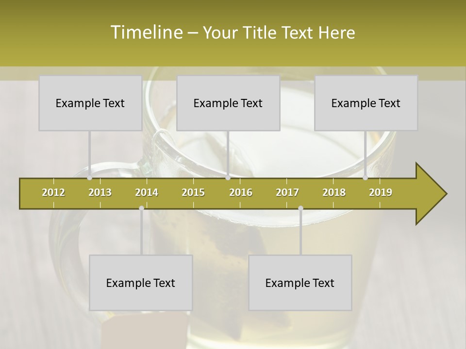 Glass Food Table PowerPoint Template