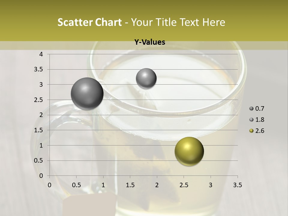 Glass Food Table PowerPoint Template