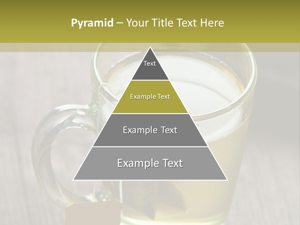 Glass Food Table PowerPoint Template