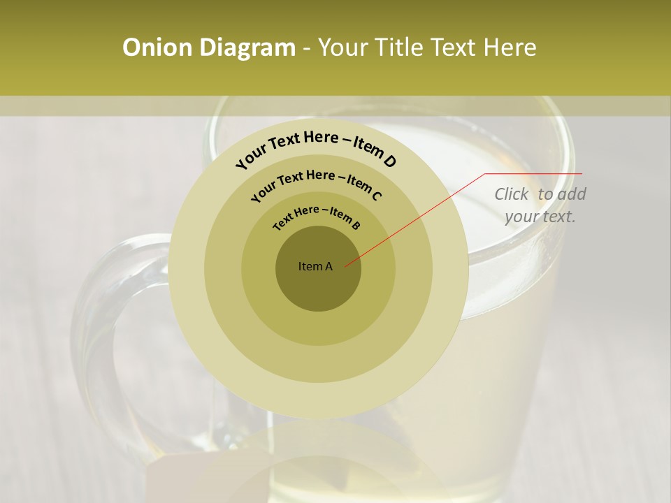 Glass Food Table PowerPoint Template