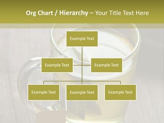 Glass Food Table PowerPoint Template