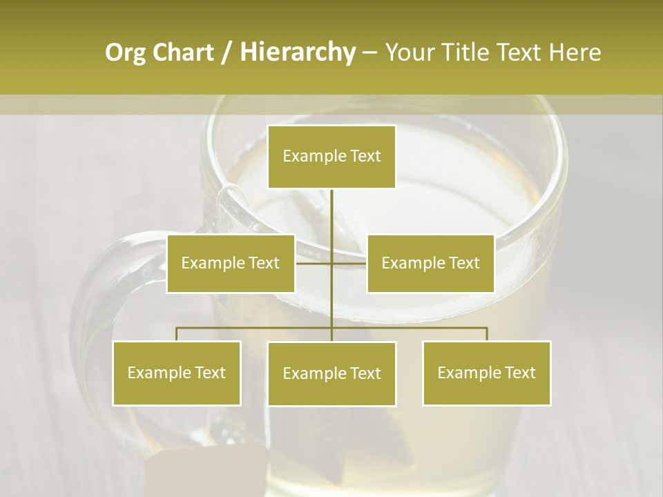 Glass Food Table PowerPoint Template
