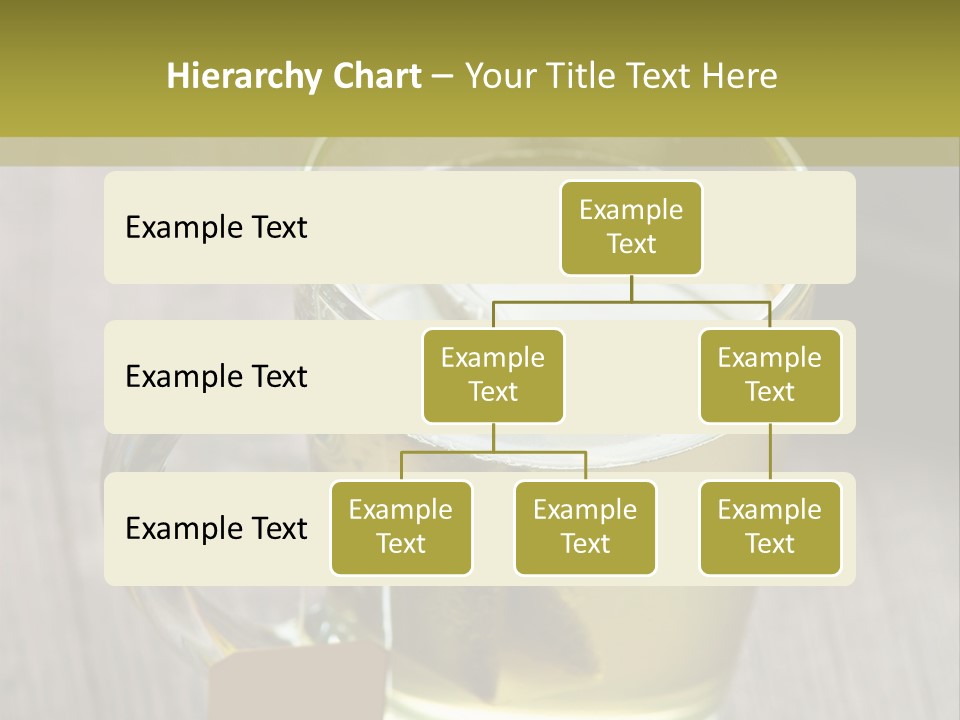 Glass Food Table PowerPoint Template