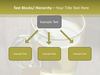 Glass Food Table PowerPoint Template