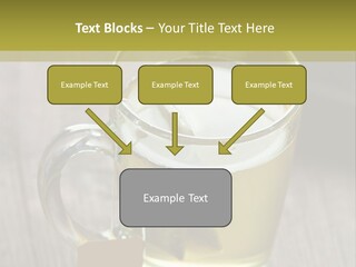 Glass Food Table PowerPoint Template