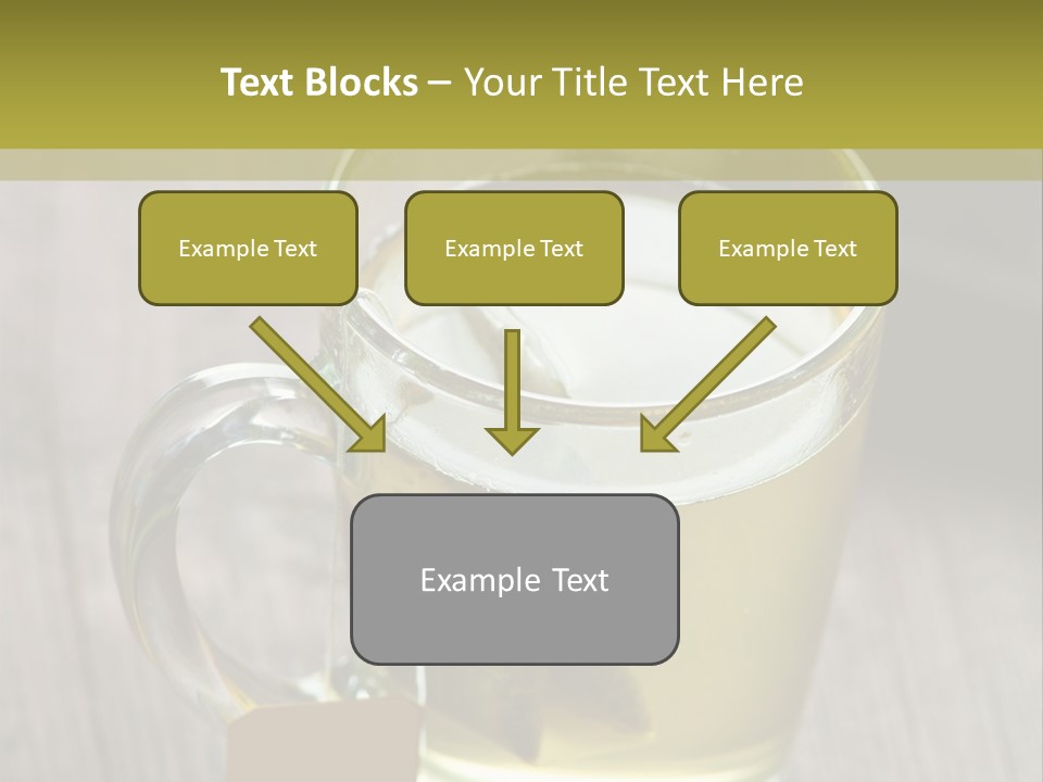 Glass Food Table PowerPoint Template
