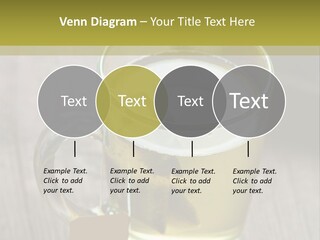 Glass Food Table PowerPoint Template
