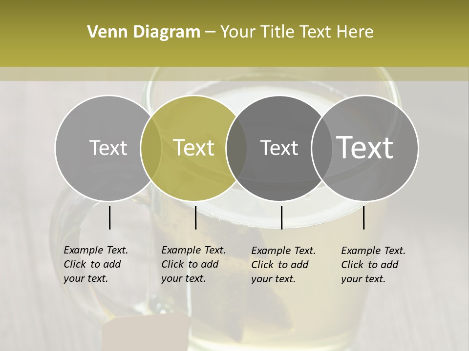 Glass Food Table PowerPoint Template