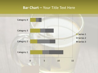 Glass Food Table PowerPoint Template