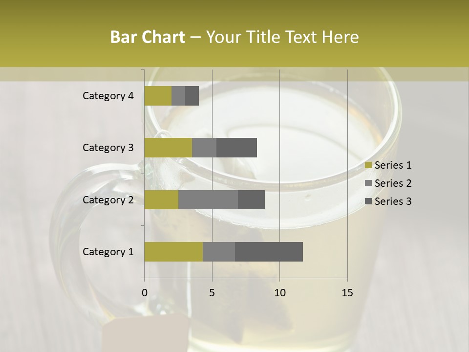 Glass Food Table PowerPoint Template