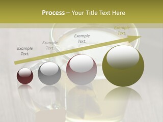 Glass Food Table PowerPoint Template