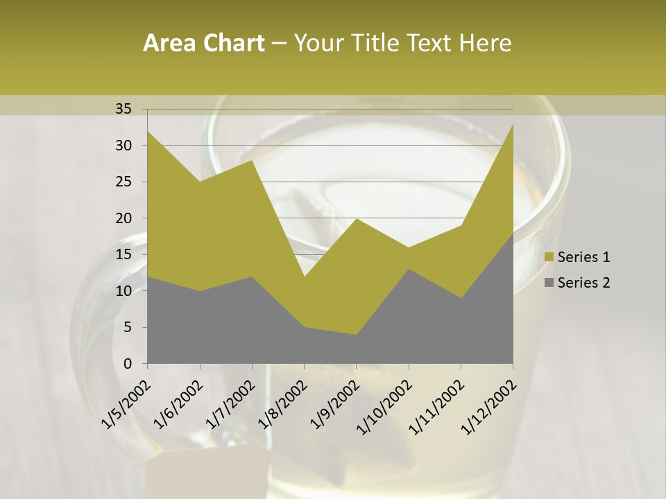 Glass Food Table PowerPoint Template