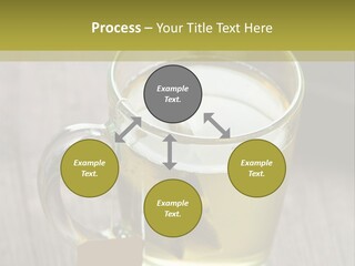 Glass Food Table PowerPoint Template