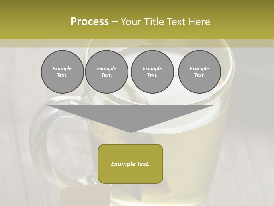 Glass Food Table PowerPoint Template
