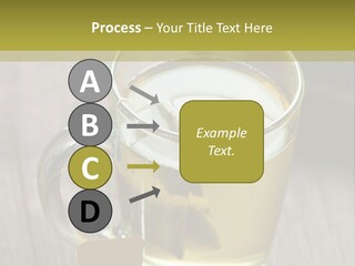 Glass Food Table PowerPoint Template