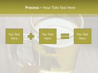 Glass Food Table PowerPoint Template