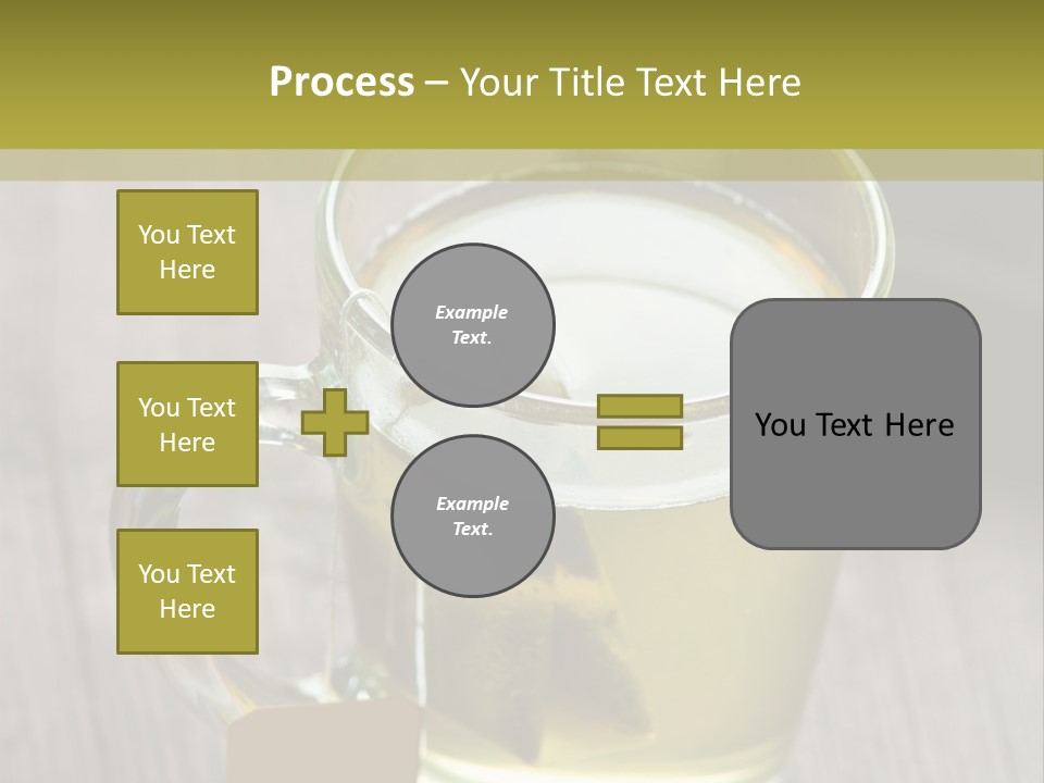 Glass Food Table PowerPoint Template