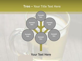 Glass Food Table PowerPoint Template