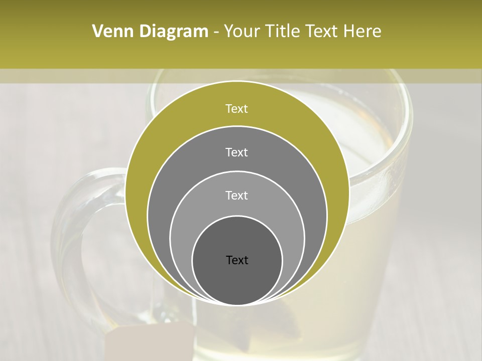 Glass Food Table PowerPoint Template