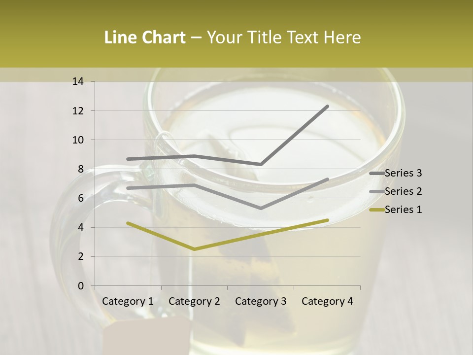 Glass Food Table PowerPoint Template