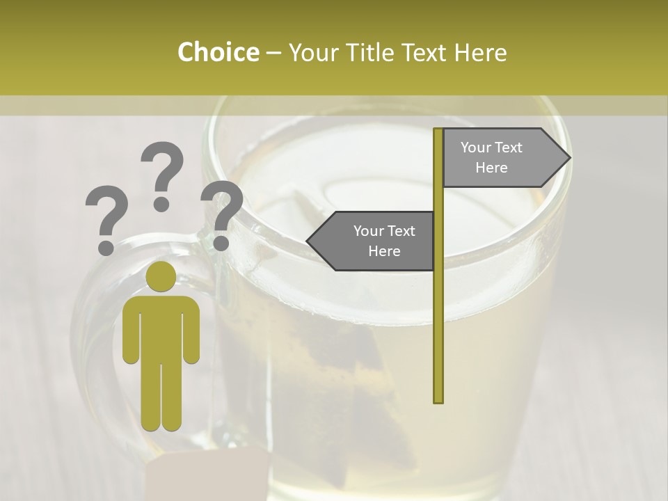 Glass Food Table PowerPoint Template