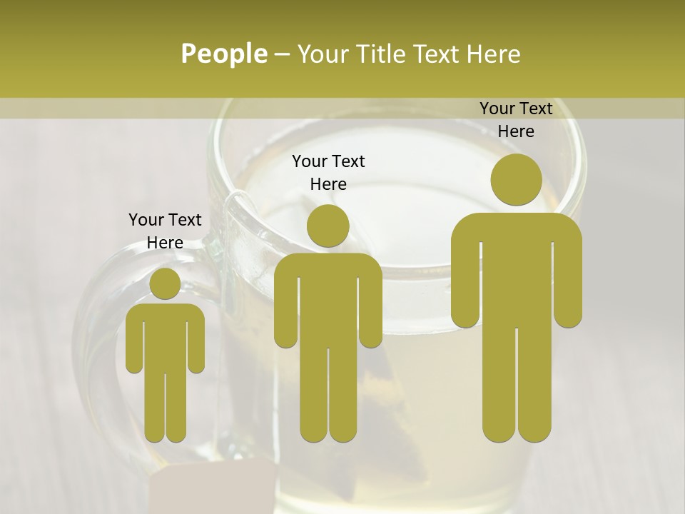 Glass Food Table PowerPoint Template