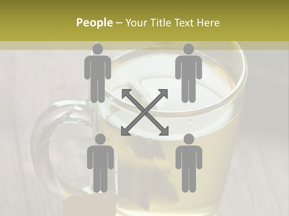 Glass Food Table PowerPoint Template