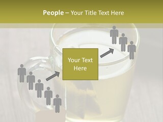 Glass Food Table PowerPoint Template
