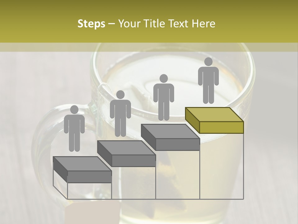 Glass Food Table PowerPoint Template