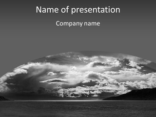 Emotional Dramatic Mountain PowerPoint Template