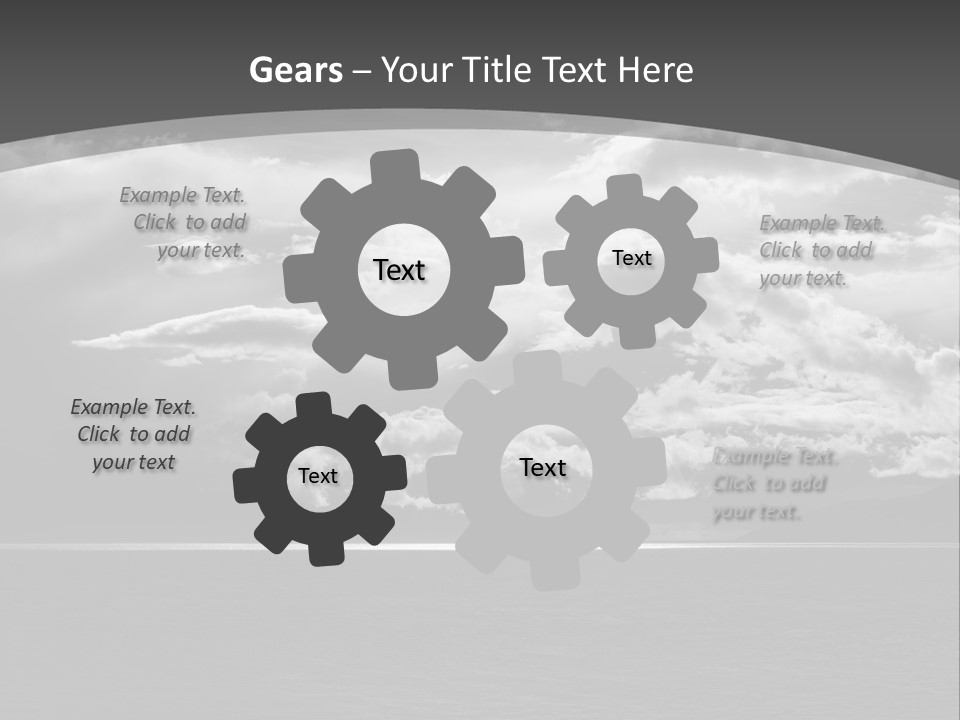 Emotional Dramatic Mountain PowerPoint Template