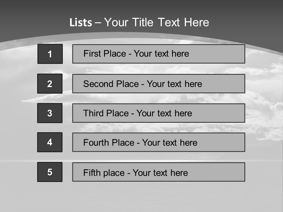 Emotional Dramatic Mountain PowerPoint Template