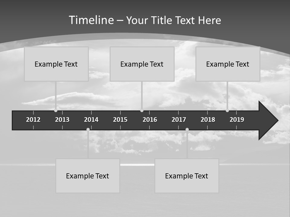 Emotional Dramatic Mountain PowerPoint Template