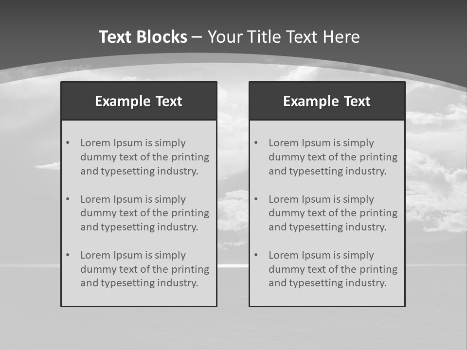 Emotional Dramatic Mountain PowerPoint Template