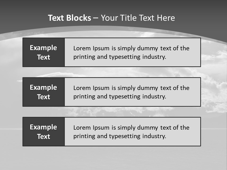 Emotional Dramatic Mountain PowerPoint Template
