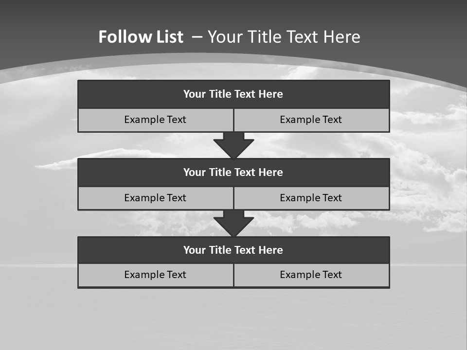Emotional Dramatic Mountain PowerPoint Template