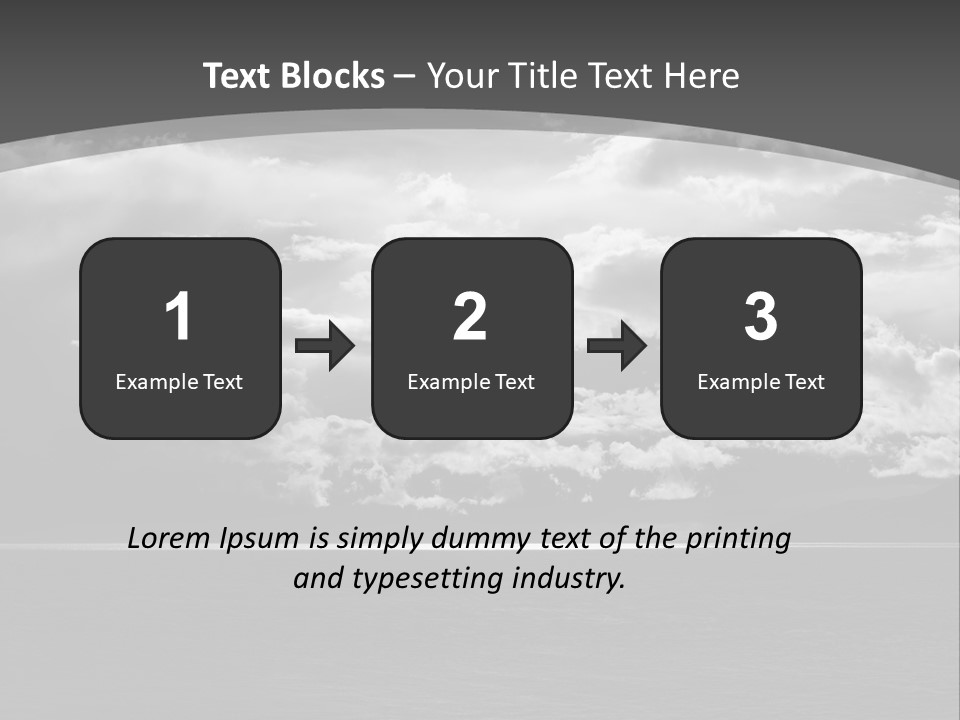 Emotional Dramatic Mountain PowerPoint Template