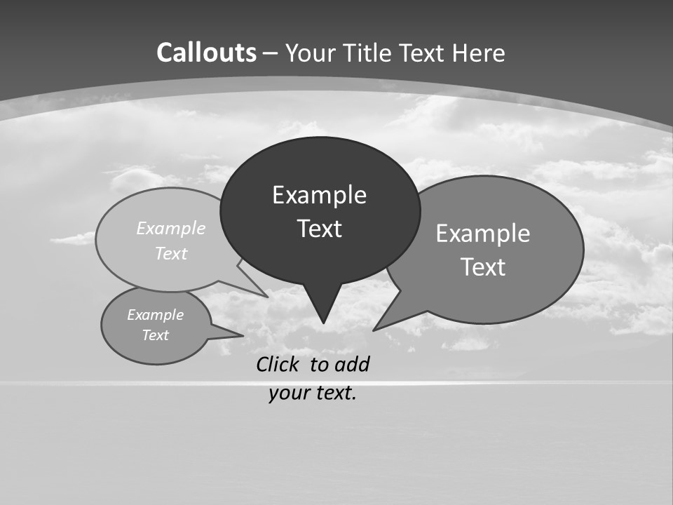 Emotional Dramatic Mountain PowerPoint Template