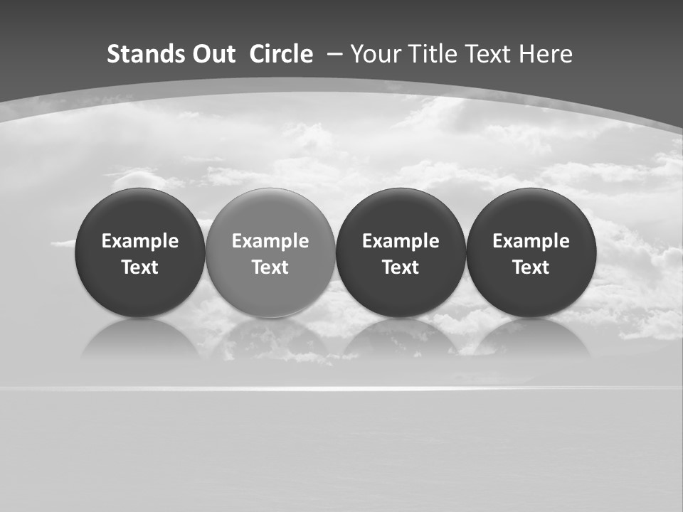 Emotional Dramatic Mountain PowerPoint Template