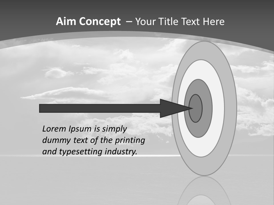 Emotional Dramatic Mountain PowerPoint Template