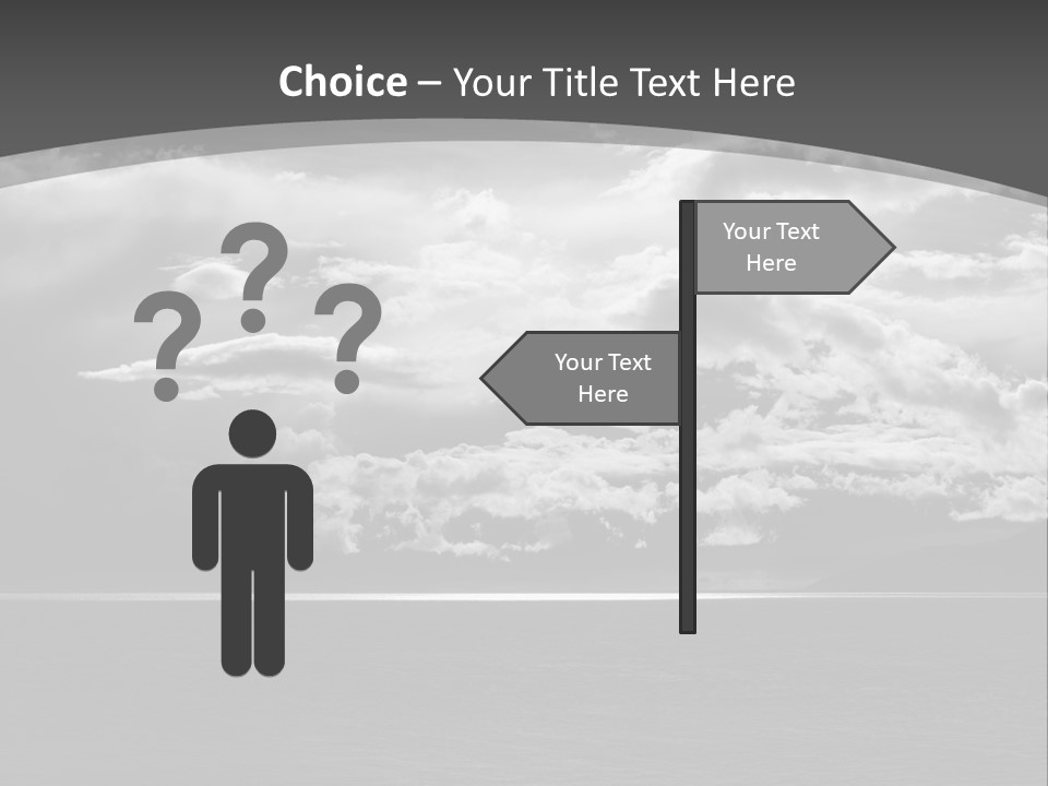 Emotional Dramatic Mountain PowerPoint Template