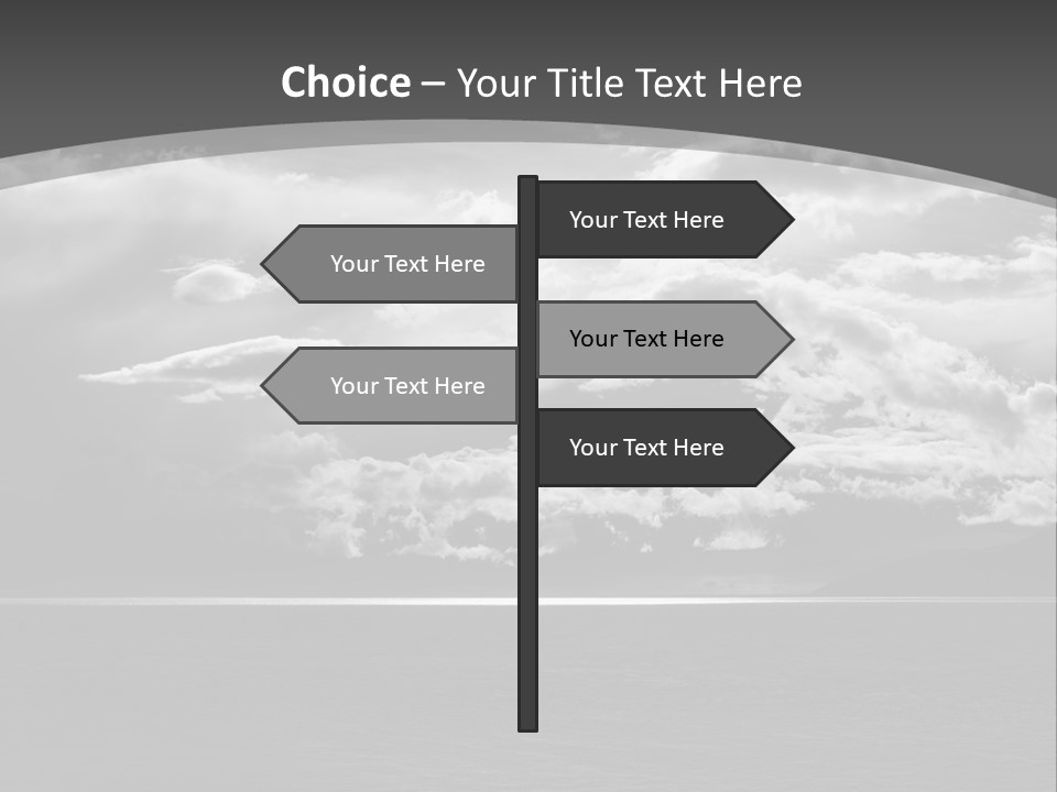 Emotional Dramatic Mountain PowerPoint Template