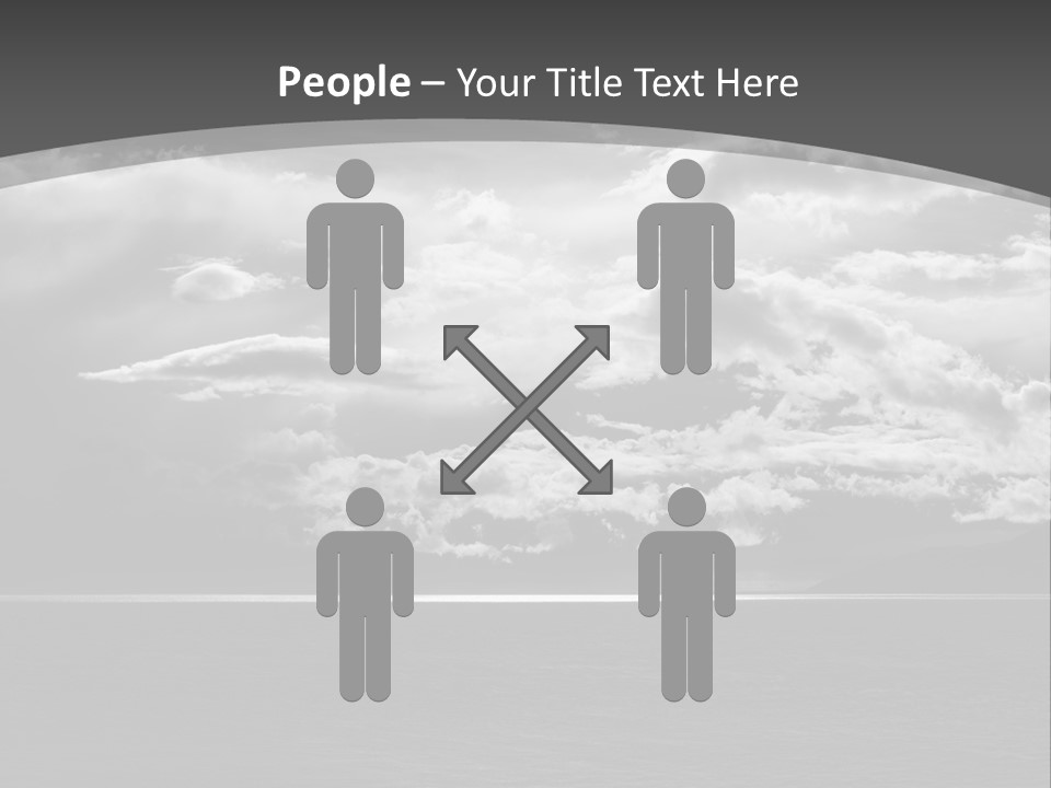 Emotional Dramatic Mountain PowerPoint Template