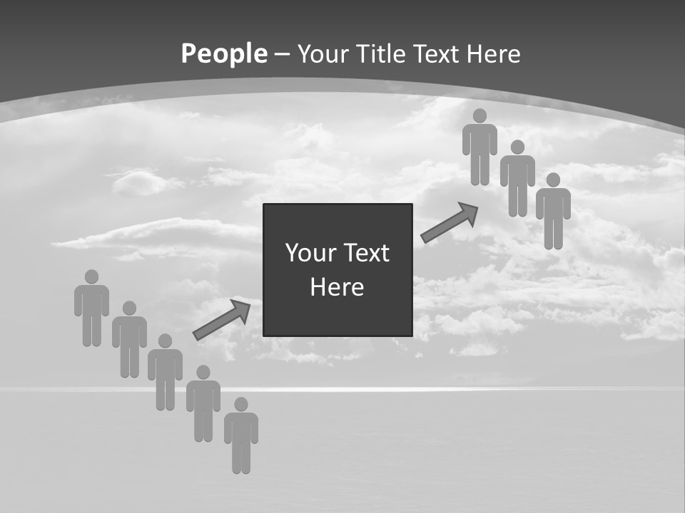 Emotional Dramatic Mountain PowerPoint Template