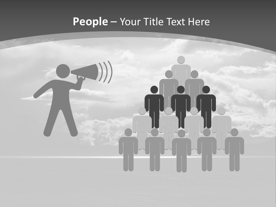 Emotional Dramatic Mountain PowerPoint Template